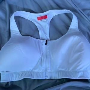 White sports bra